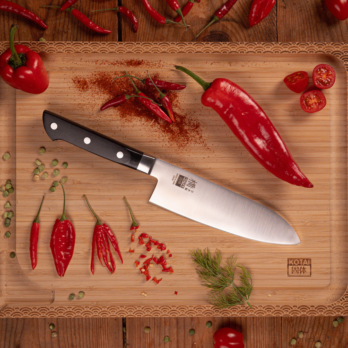 KOTAI Hashi Classic Santoku Knife 17cm