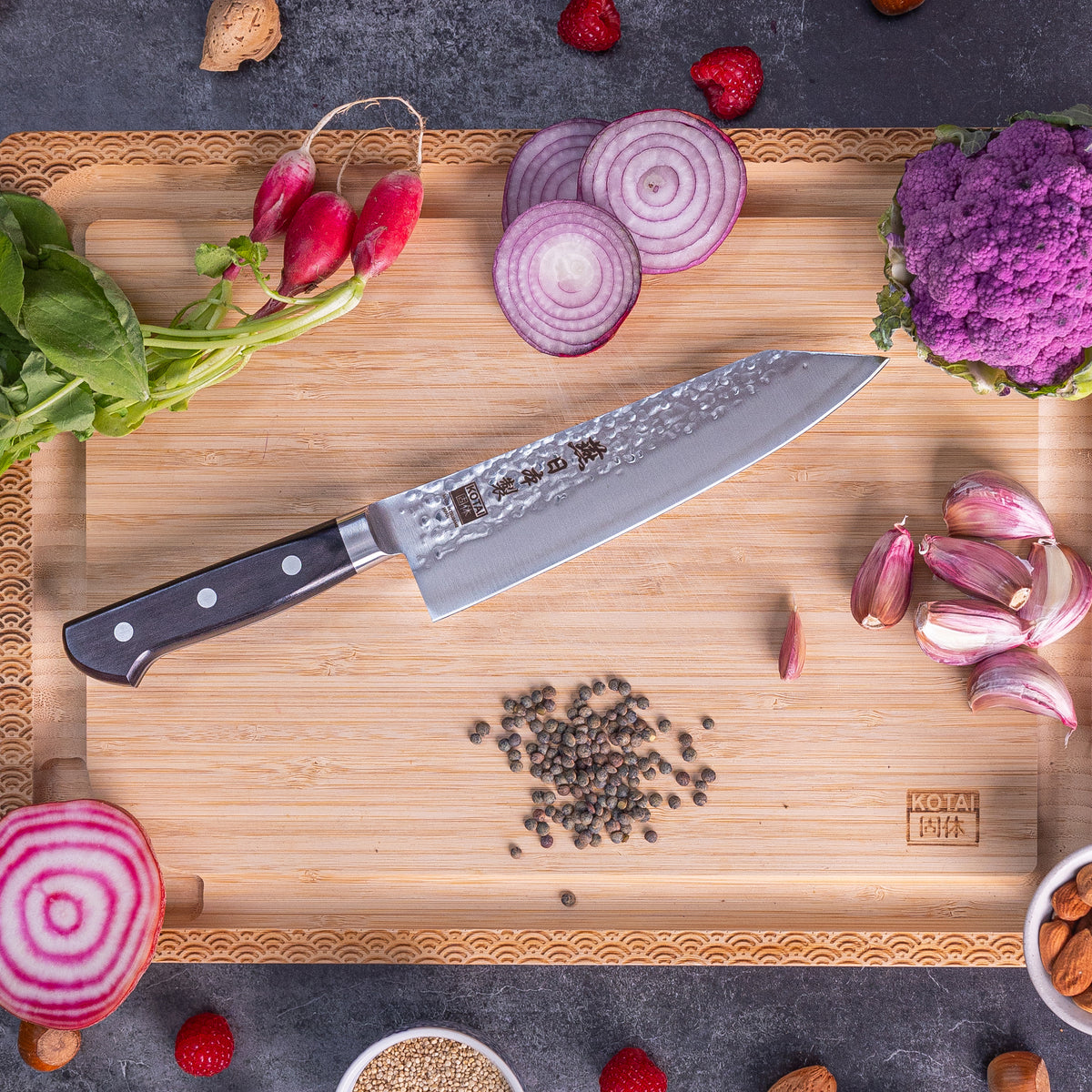 KOTAI Tsubame Bunka Santoku Knife 18cm