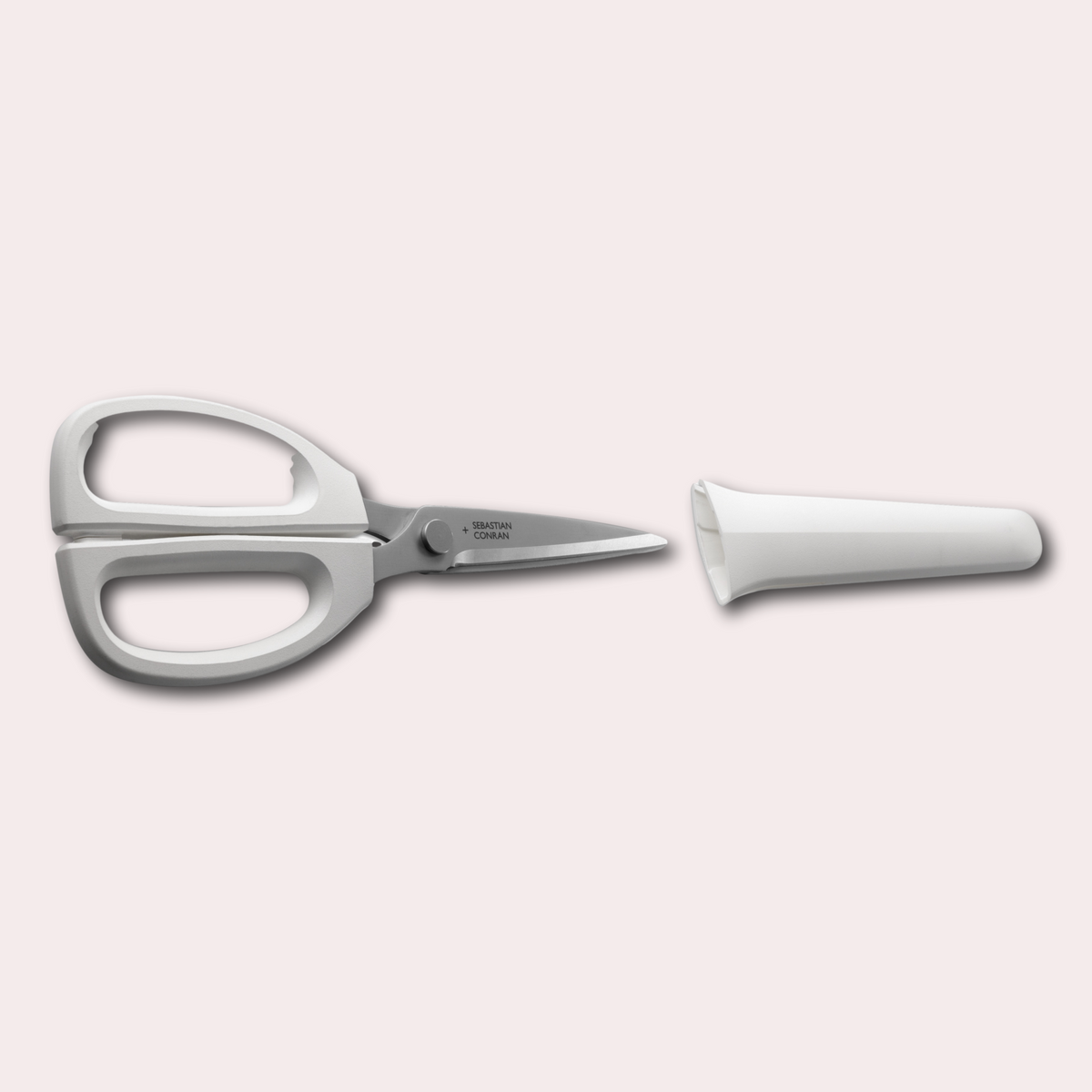 KAI DIRK Kitchen Scissors in White by Sebastien Conran