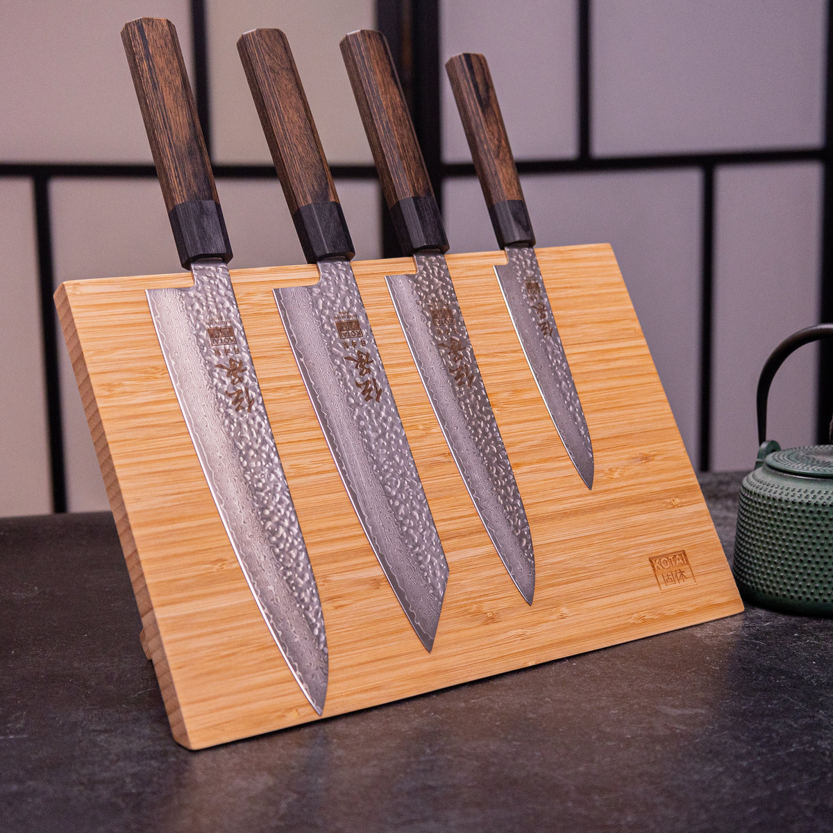 KOTAI Magnetic Bamboo Knife Holder