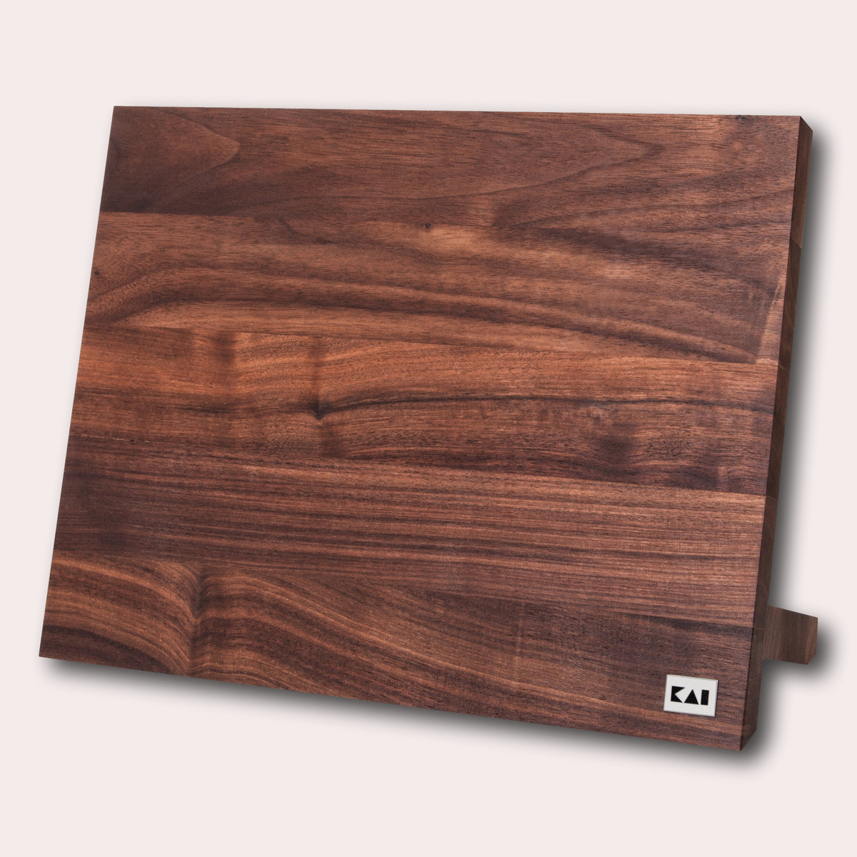 KAI Magnetic Knife Block - Walnut