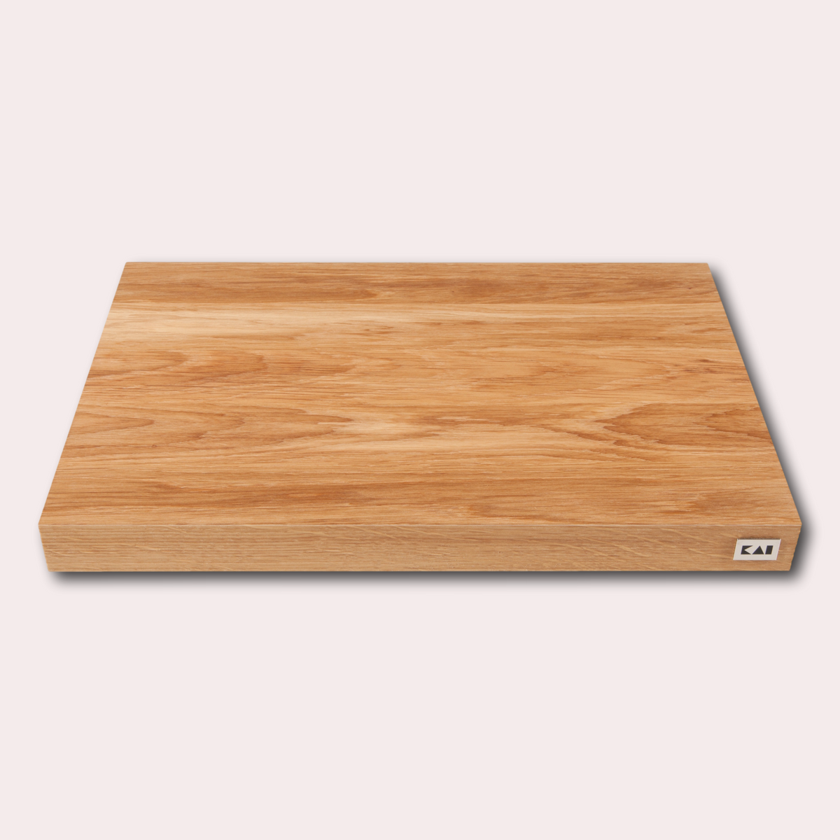 Kai Oak Cutting Board Set with 3 Shun Classic Knives