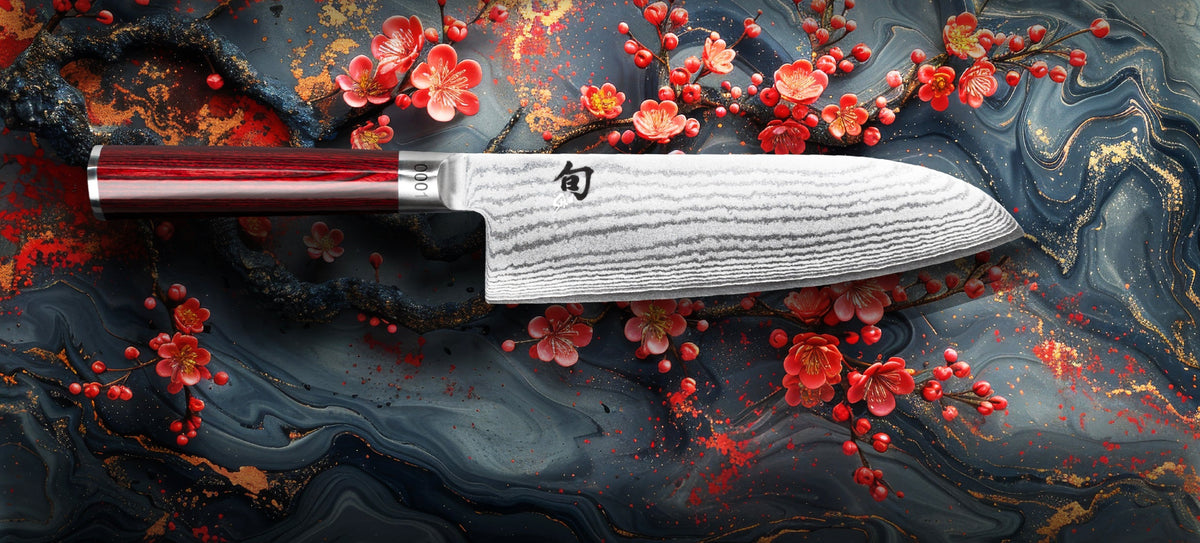Kai Shun Red Santoku Limited Edition