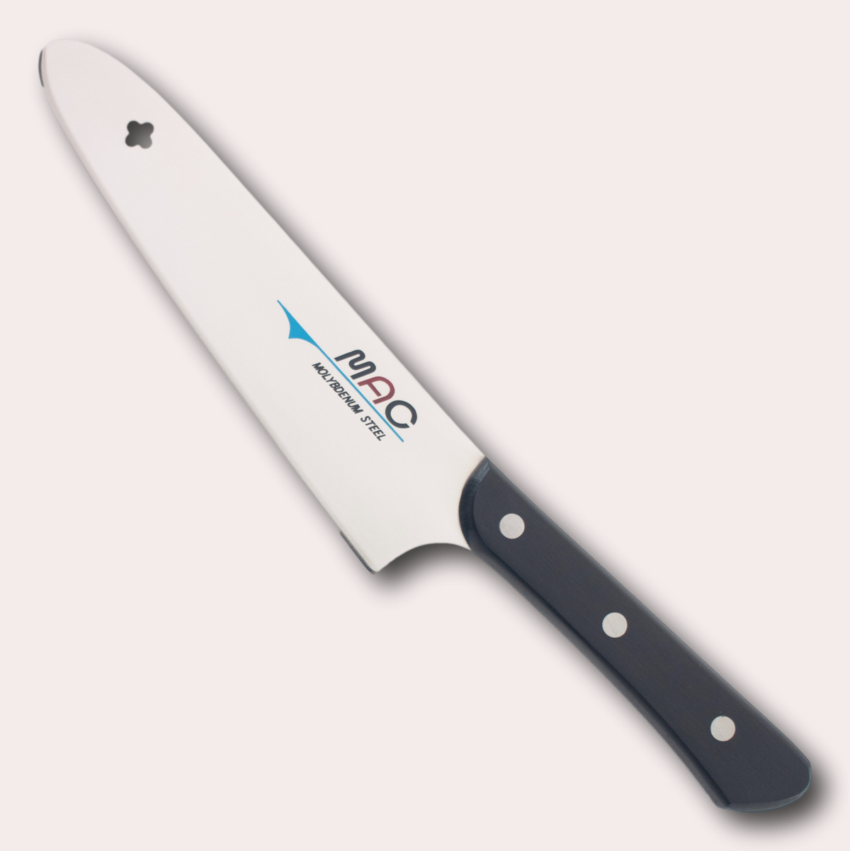 MAC Original Utility knife, high-carbon Molybdenum Vanadium alloy blade with Pakkawood riveted handle.