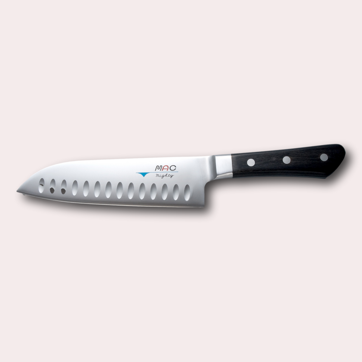 MAC Pro 17cm hollow edge santoku knife, supplied by japanese-knives.co.uk