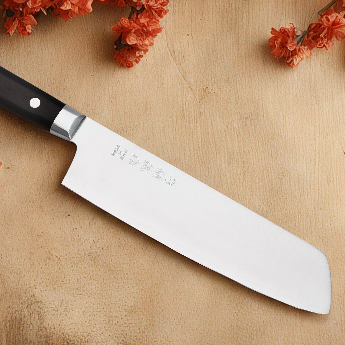 Suncraft Pateru Warikomi 18cm Nakiri Knife