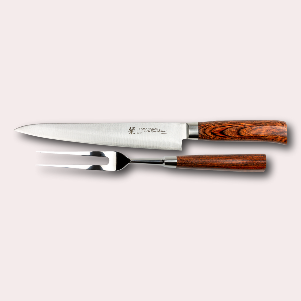 Tamahagane San 2 Piece Carving Set in Case