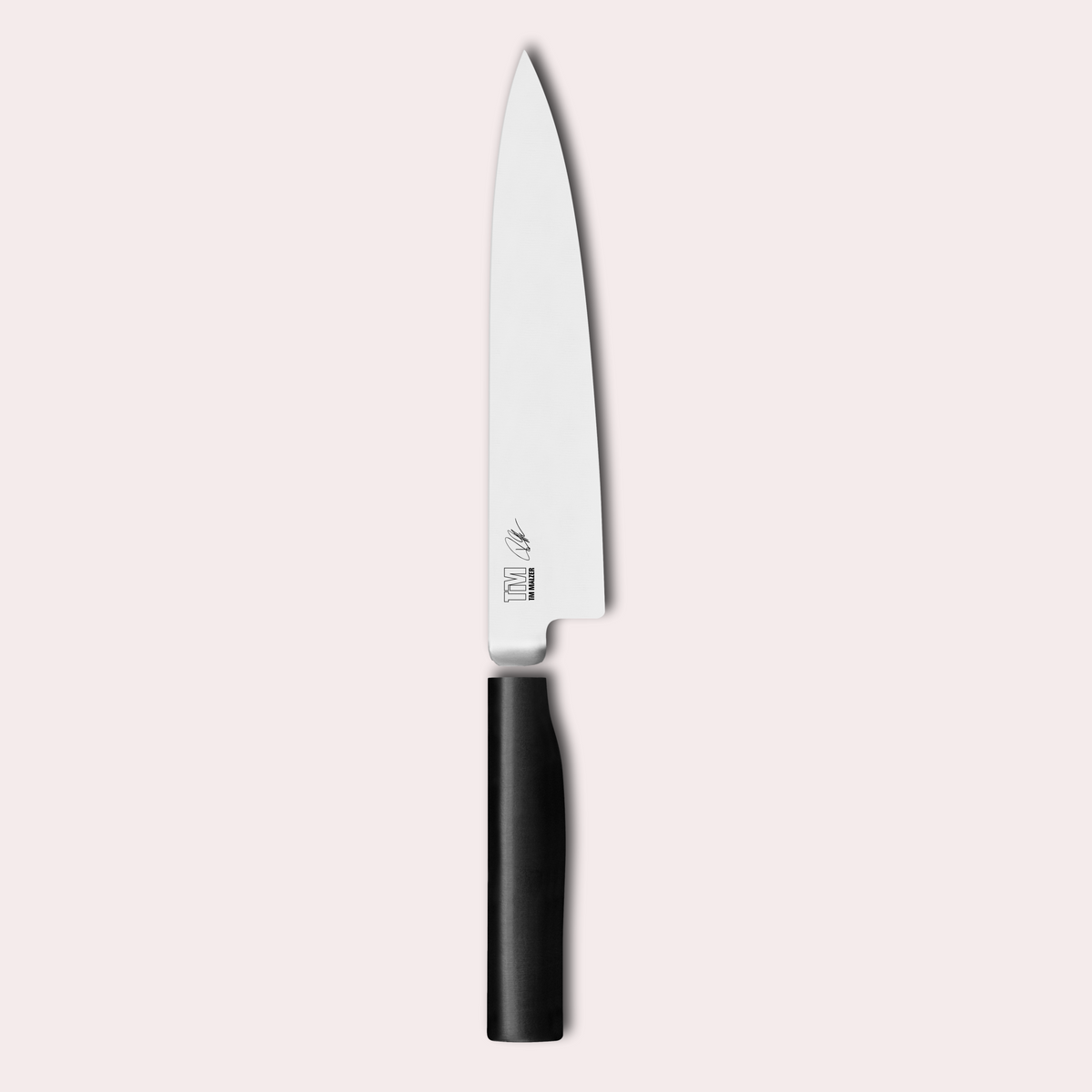 Tim Malzer designed Kai Kamagata utility knife. 4116 steel blade and POM handles. japanese-knives.co.uk