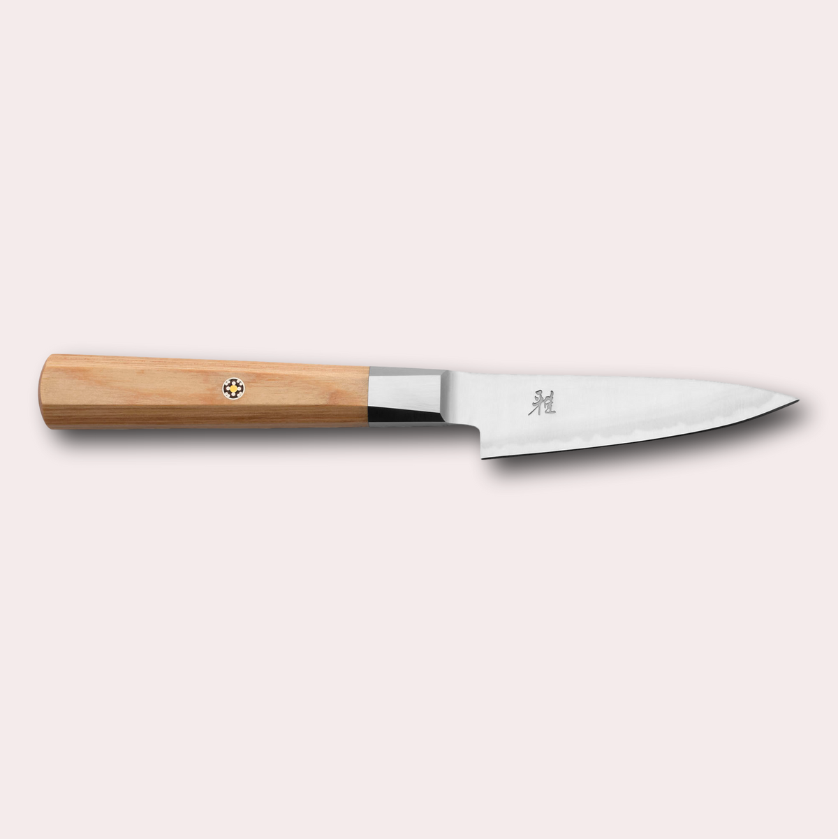 Miyabi 4000FC Koya Shotoh vegetable knife.  Made in Japan, stunning folded steel blade with octagonal pakkawood handle. japanese-knives.co.uk