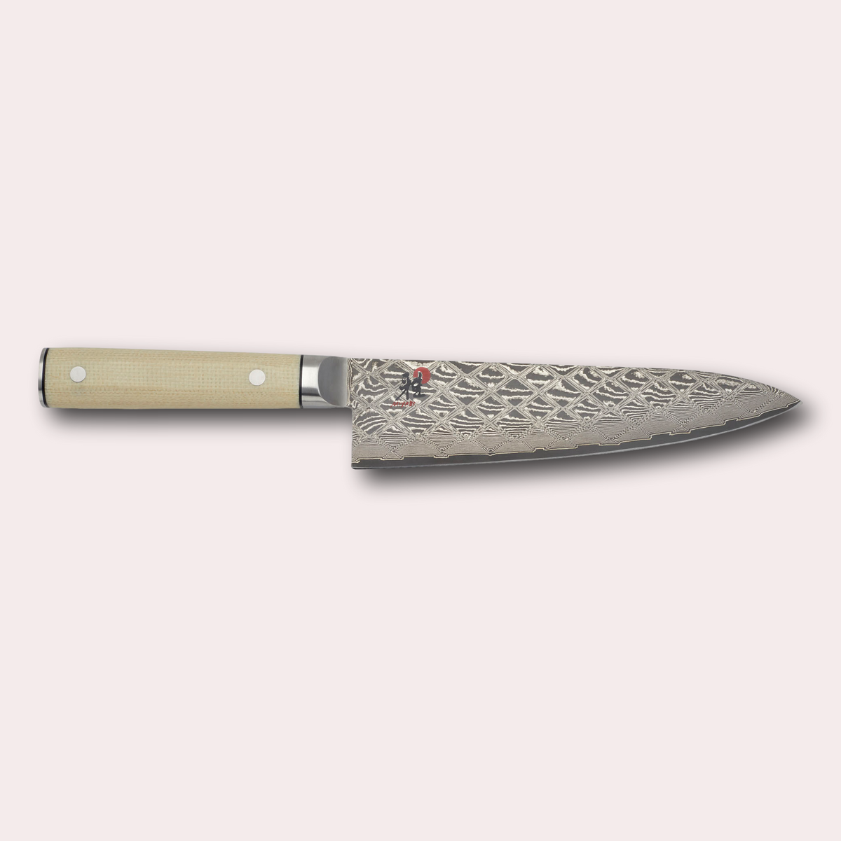 Miyabi 4500FCD Gyuto Chef knife.  Made in Japan, stunning Damascus blade and micarta handle. japanese-knives.co.uk