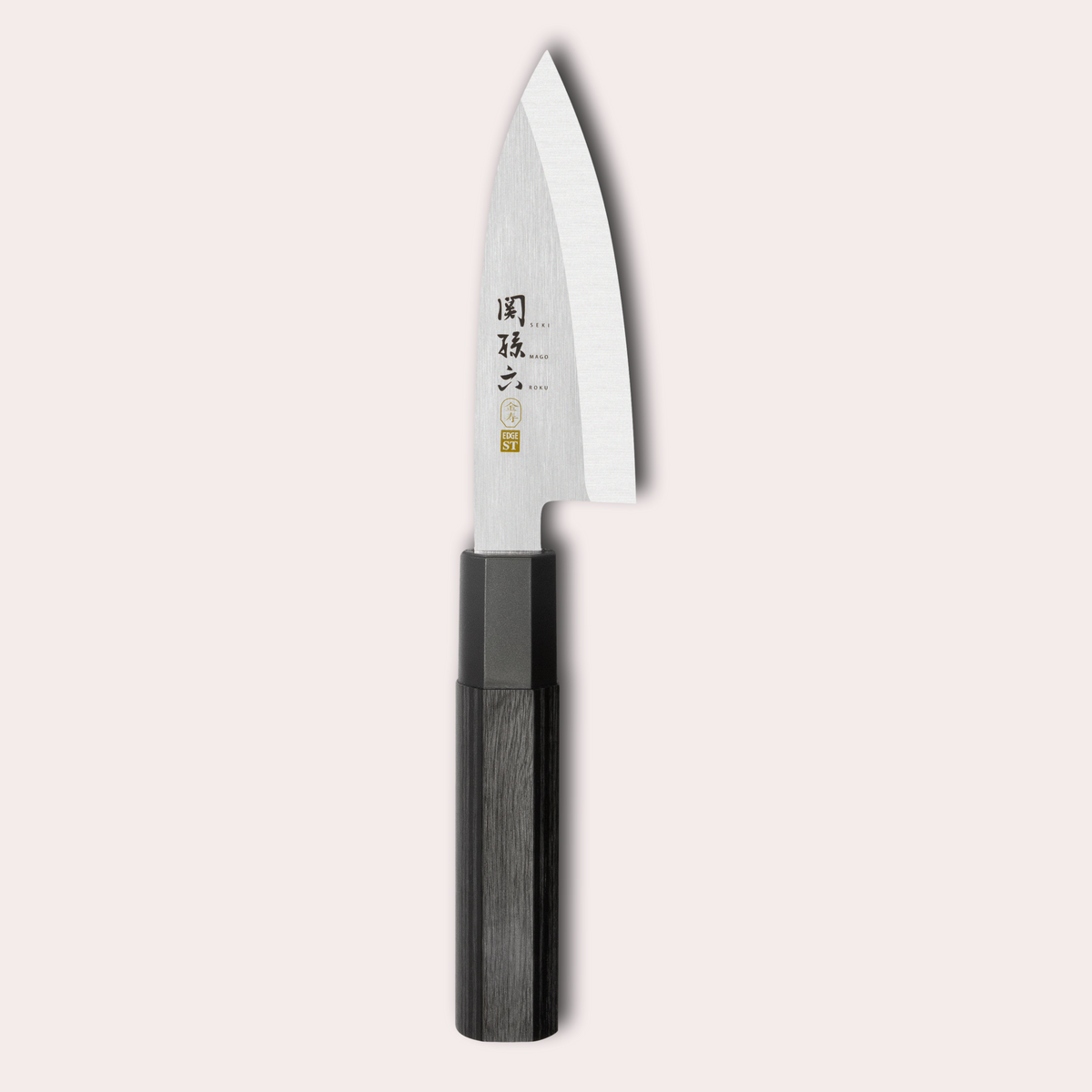 Kai Seki Magoroku Kinju Deba knife. Japanese single bevelled blade for all round kitchen work and prep. A workhorse knife from The Cotswold Knife Company