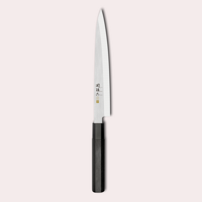 Kai Seki Magoroku Kinju Yanagiba slicing and carving knife.  For precise and exacting preparation of fish and vegetables.