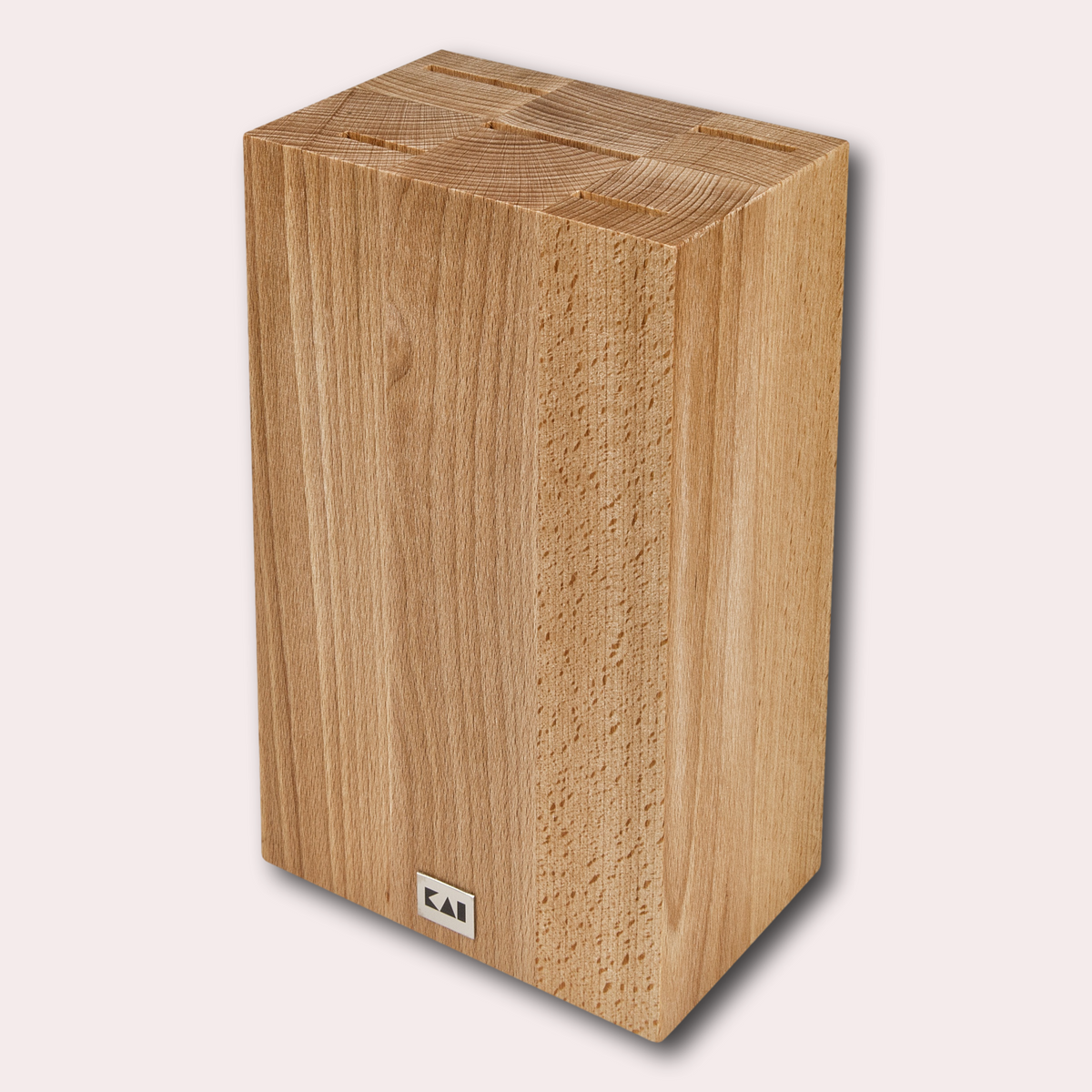 KAI Cube Knife Storage Block - Beech