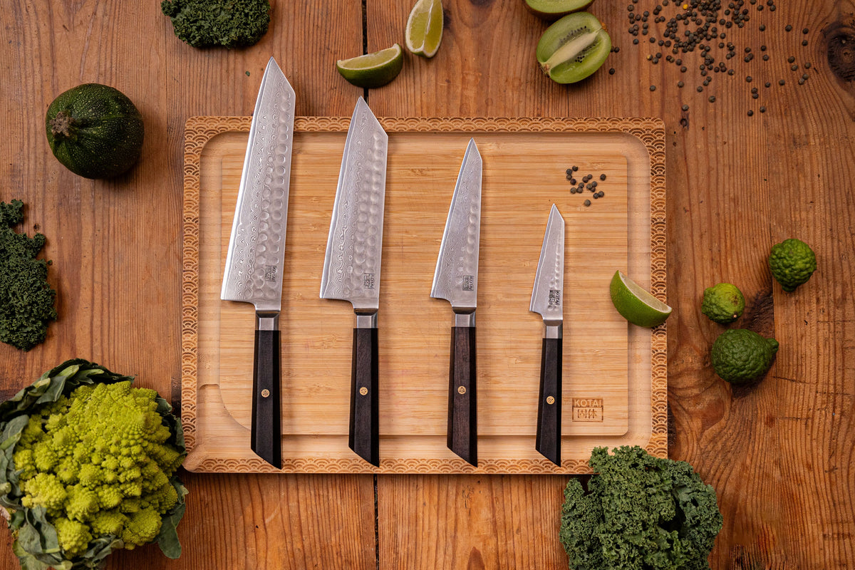 KOTAI Bunka Damascus Petty Knife 13.5cm