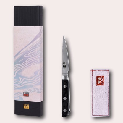 Kotai Hashi Damascus Paring knife supplied by japanese-knives.co.uk