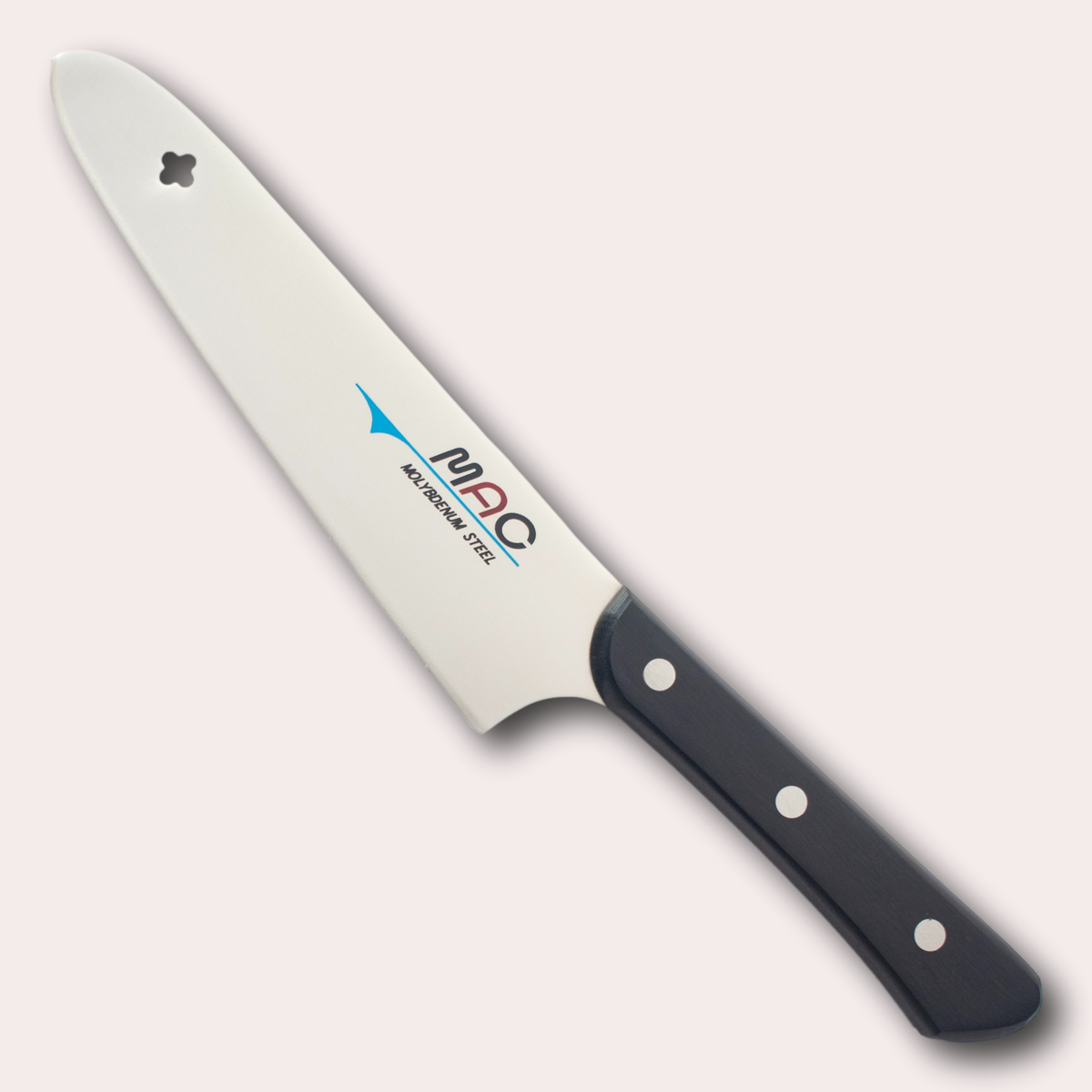 MAC Original Utility knife, high-carbon Molybdenum Vanadium alloy blade with Pakkawood riveted handle.