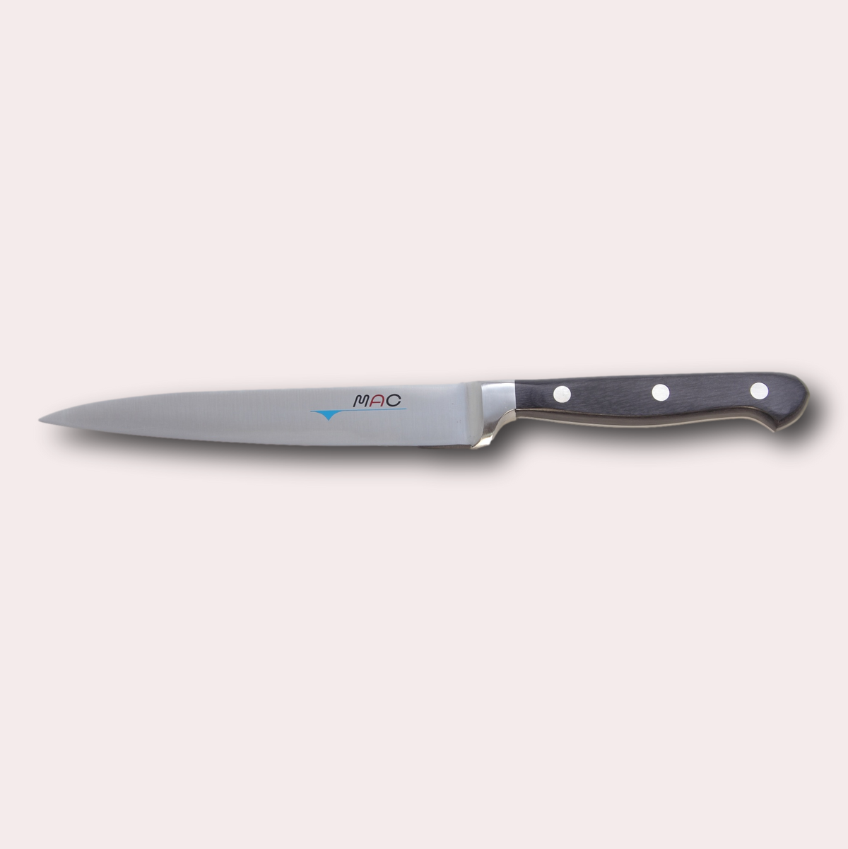 MAC Pro 17.5cm filleting knife. Flexible bladed knife for all fish and meat filleting tasks. Supplied by japanese-knives.co.uk