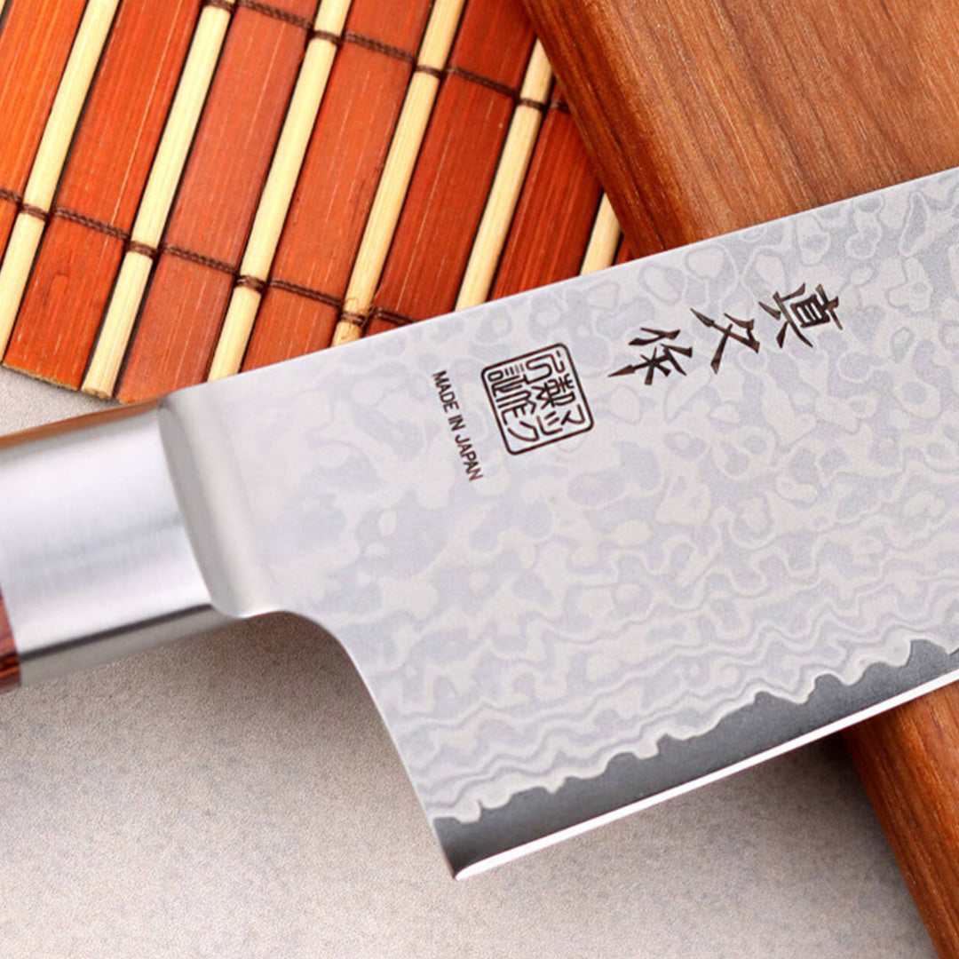Mac Damascus 20cm gyuto special edition knife.