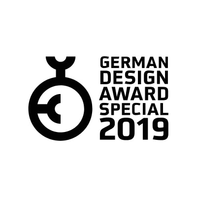 German design award winner 2019 mark used in the kai collections that won this award