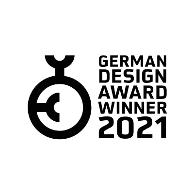 German design award winner 2021 mark used in the kai collections that won this award