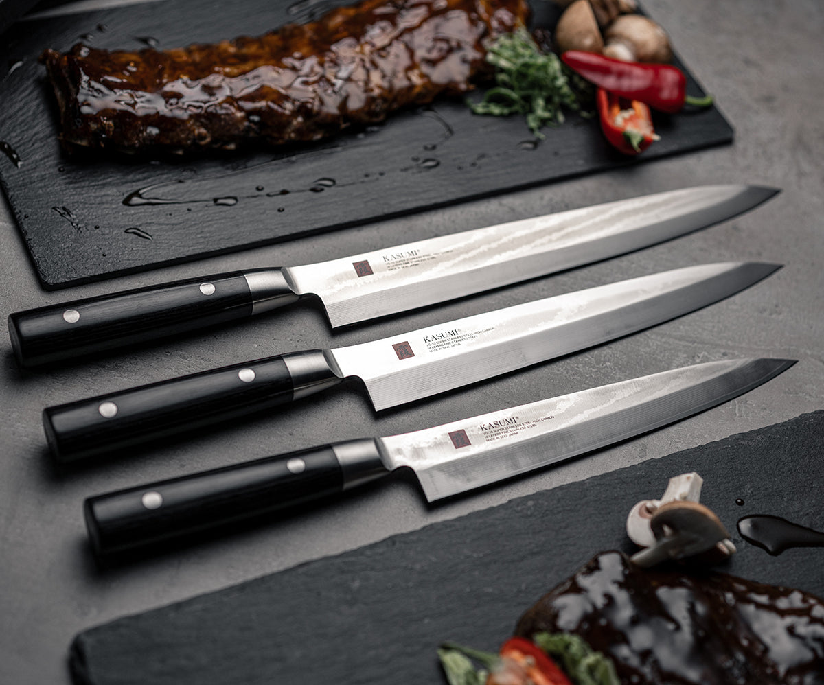 Kasumi Damascus Sashimi Knife 27cm