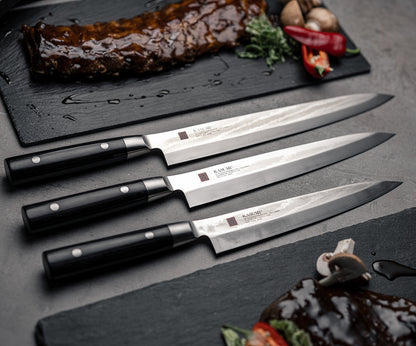 Kasumi Damascus Sashimi Knife 27cm